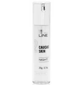 02 Me Line CAUCASIAN SKIN NIGHT &ndash; Emulsja depigmentująca i przeciwstarzeniowa na noc