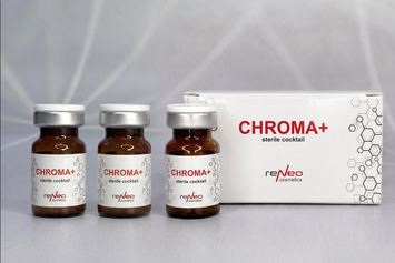 SET of CHROMA+ sterile cocktail - CHROMA+ Rozjaśniający koktajl wyr&oacute;wnujący koloryt sk&oacute;ry