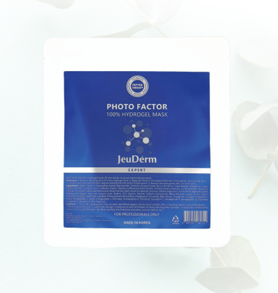 Photo Factor 100% Hydrogel Mask | Maska hydrożelowa z peptydami i beta-glukanem | JeuDerm